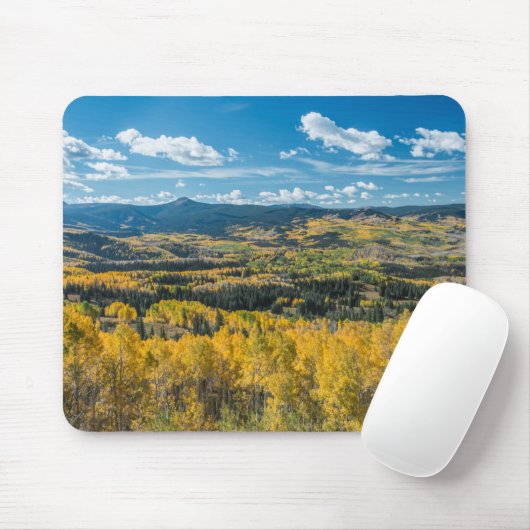 Farbe des Herbstes in flachen Tops | Routinemäßige Mousepad (Mit Mouse)