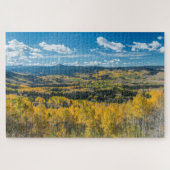 Farbe des Herbstes in flachen Tops | Routinemäßige Puzzle (Horizontal)