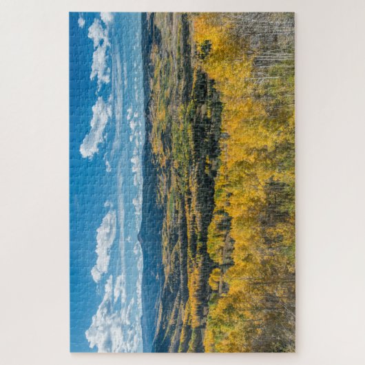 Farbe des Herbstes in flachen Tops | Routinemäßige Puzzle (Vertikal)