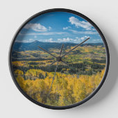 Farbe des Herbstes in flachen Tops | Routinemäßige Uhr (Vorderseite)