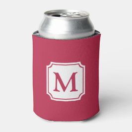 Farbe des Jahres 2023 | Viva Magenta | Monogramm Dosenkühler