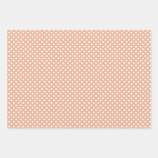 Farbe des Jahres 2024 | Peach Geschenkpapier Set (Vorderseite 3)