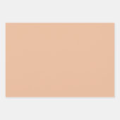 Farbe des Jahres 2024 | Peach Geschenkpapier Set (Vorderseite 2)