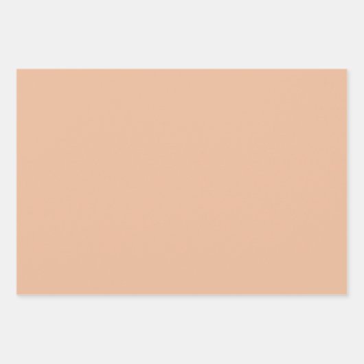 Farbe des Jahres 2024 | Peach Geschenkpapier Set (Vorderseite 2)
