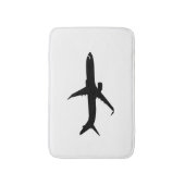 Farbe des Jetliner-Schattenflugs für Flugzeuge Badematte (Vorderseite Vertikal)