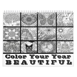 Farbe des Kalenders für Ihr Jahr Kalender