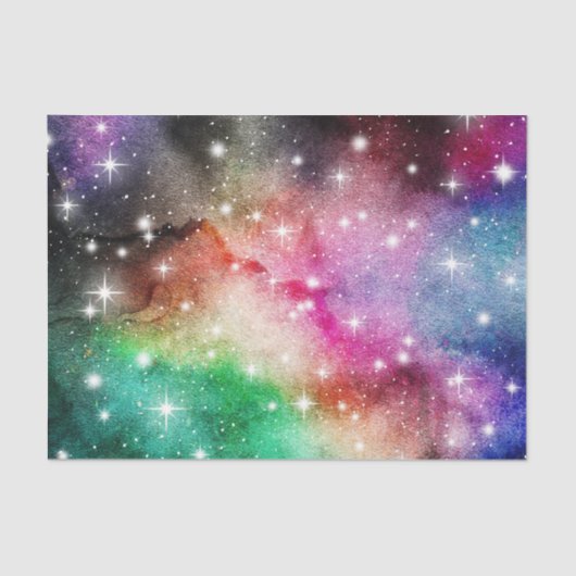 Farbe des kosmischen Wassers 1 Seidenpapier (Vorderseite)