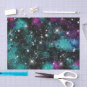 Farbe des kosmischen Wassers 2 Seidenpapier (Handwerk)