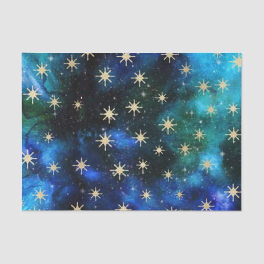 Farbe des kosmischen Wassers 3 Seidenpapier (Vorderseite)