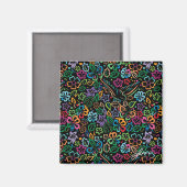 Farbe des Lebens Magnet (Vorderseite/Rückseite)