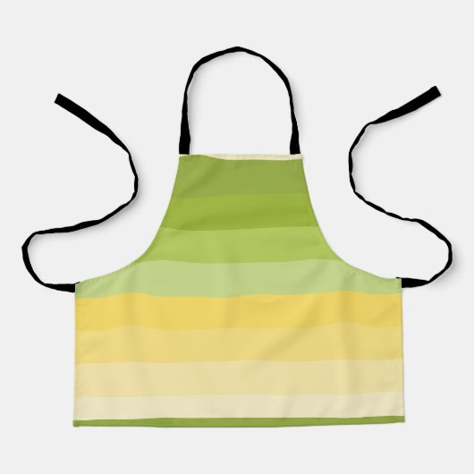 Farbe des Limonen Zitronengrades Schürze (Vorderseite)