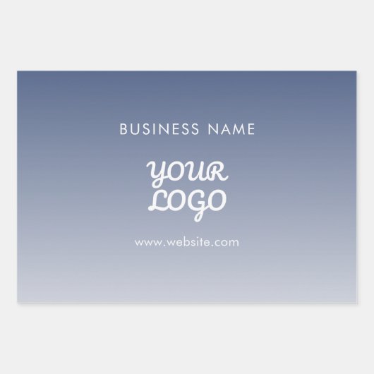 Farbe des Logos Geschenkpapier Set (Vorderseite)