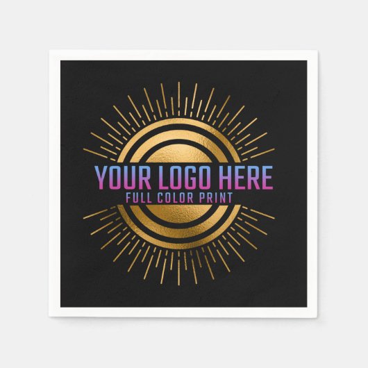 Farbe des Logos hier Serviette (Vorderseite)