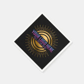 Farbe des Logos hier Serviette (Ecke)