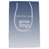 Farbe des Logos Mittlere Geschenktüte (Vorderseite)