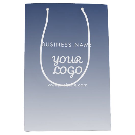 Farbe des Logos Mittlere Geschenktüte (Vorderseite)