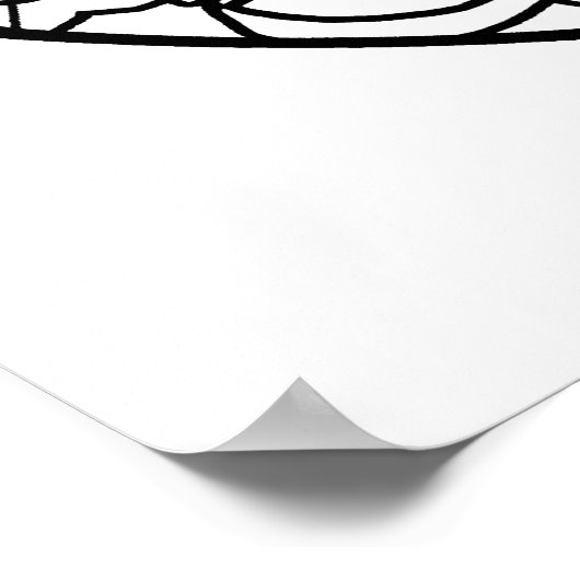 Farbe des Mandala-Farbplakats für Ananas Poster (Ecke)