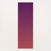 Farbe des Maroon-Farbverlaufs Yogamatte (Rückseite)