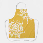 Farbe des Musters Gelb und Weiß Schürze (Vorderseite)