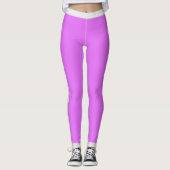 Farbe des pastelierten Single mit weißem Streifen Leggings (Vorderseite)
