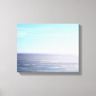 Farbe des Pazifischen Ozeans 11x14 Leinwanddruck