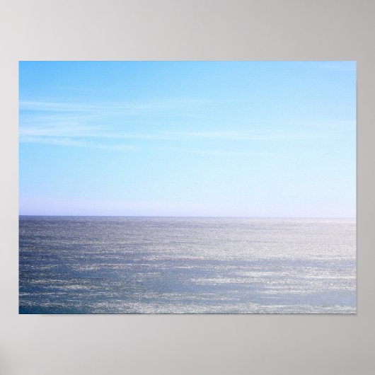 Farbe des Pazifischen Ozeans 16x20 Poster (Vorne)
