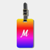 Farbe des Rainbow Gepäckanhänger (Vorderseite vertikal)