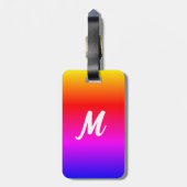 Farbe des Rainbow Gepäckanhänger (Rückseite vertikal)