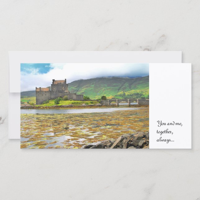 Farbe des Schlosses Eilean Donan, (Vorderseite)
