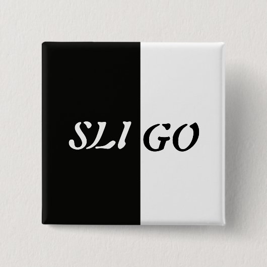 Farbe des Sligo-Button-Abzeichens Button (Vorderseite)