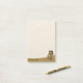 Farbe des Symbols Post-it Klebezettel (Auf Schreibtisch)