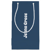 Farbe des Trends - Geschenktüte für schwere blaue (Vorderseite)