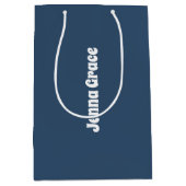 Farbe des Trends - Geschenktüte für schwere blaue (Vorderseite)