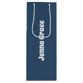 Farbe des Trends - Geschenktüte für schwere Blauwe (Vorderseite)