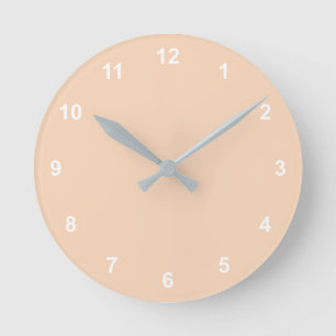 Farbe des Trends - Runde Uhr mit Blindfarbenzeiche