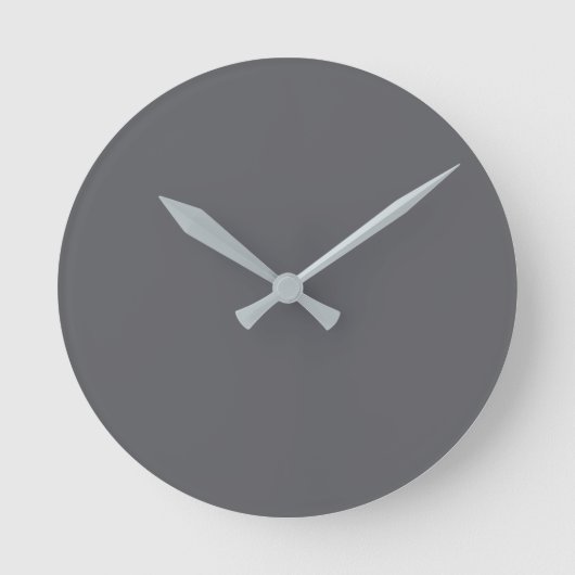 Farbe des Trends - Schiefergraue Uhr (Vorderseite)