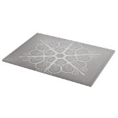 Farbe des verzierten Damaskus-Elements, graue Slat Schneidebrett (Ecke)