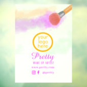 Farbe des Wassers in der Brush-Farbe Fensteraufkleber (Blatt 3)