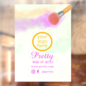 Farbe des Wassers in der Brush-Farbe Fensteraufkleber (Blatt 2)