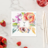 Farbe des Wassers Name der Blume Serviette (Beispiel)