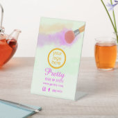 Farbe des Wassers Sockelschild (In SItu)