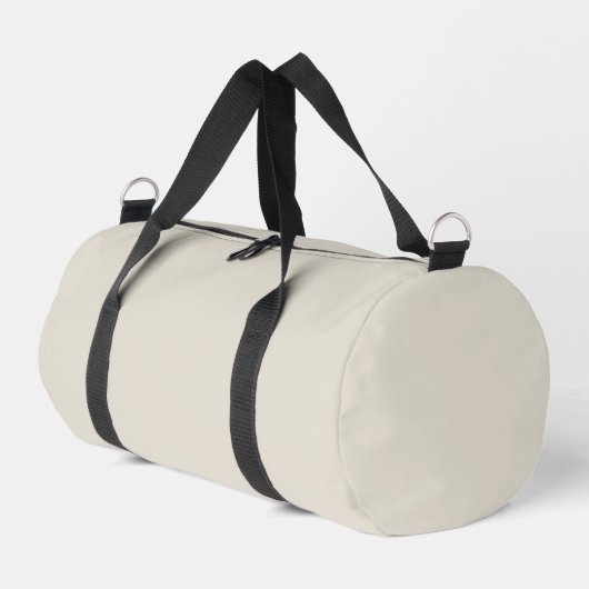 Farbe des weißen Kaffees Duffle Bag (Linke Seite)