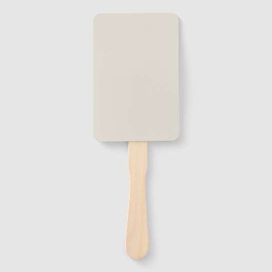 Farbe des weißen Kaffees Fächer (Vorderseite)