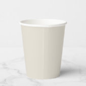 Farbe des weißen Kaffees Pappbecher (Rechts)
