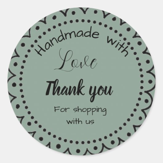 Farbe des Zahnfleisches Grün für Unternehmen Runder Aufkleber (Vorderseite)