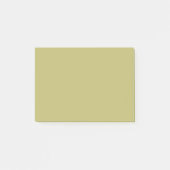 Farbe dunkel khaki post-it klebezettel (Vorderseite)