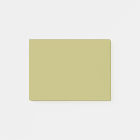 Farbe dunkel khaki post-it klebezettel (Vorderseite)