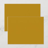 Farbe dunkelgelb postkarte (Vorne/Hinten)