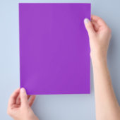 Farbe dunkelorchid flyer (Hand)