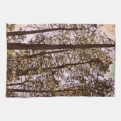 Farbe durch die Bäume Küchentuch (Horizontal)